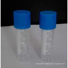 Cryovial Tube 1.8mk with Blue Cap by CE/ISO/FDA Approved